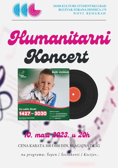 Humanitarni koncert za Luku